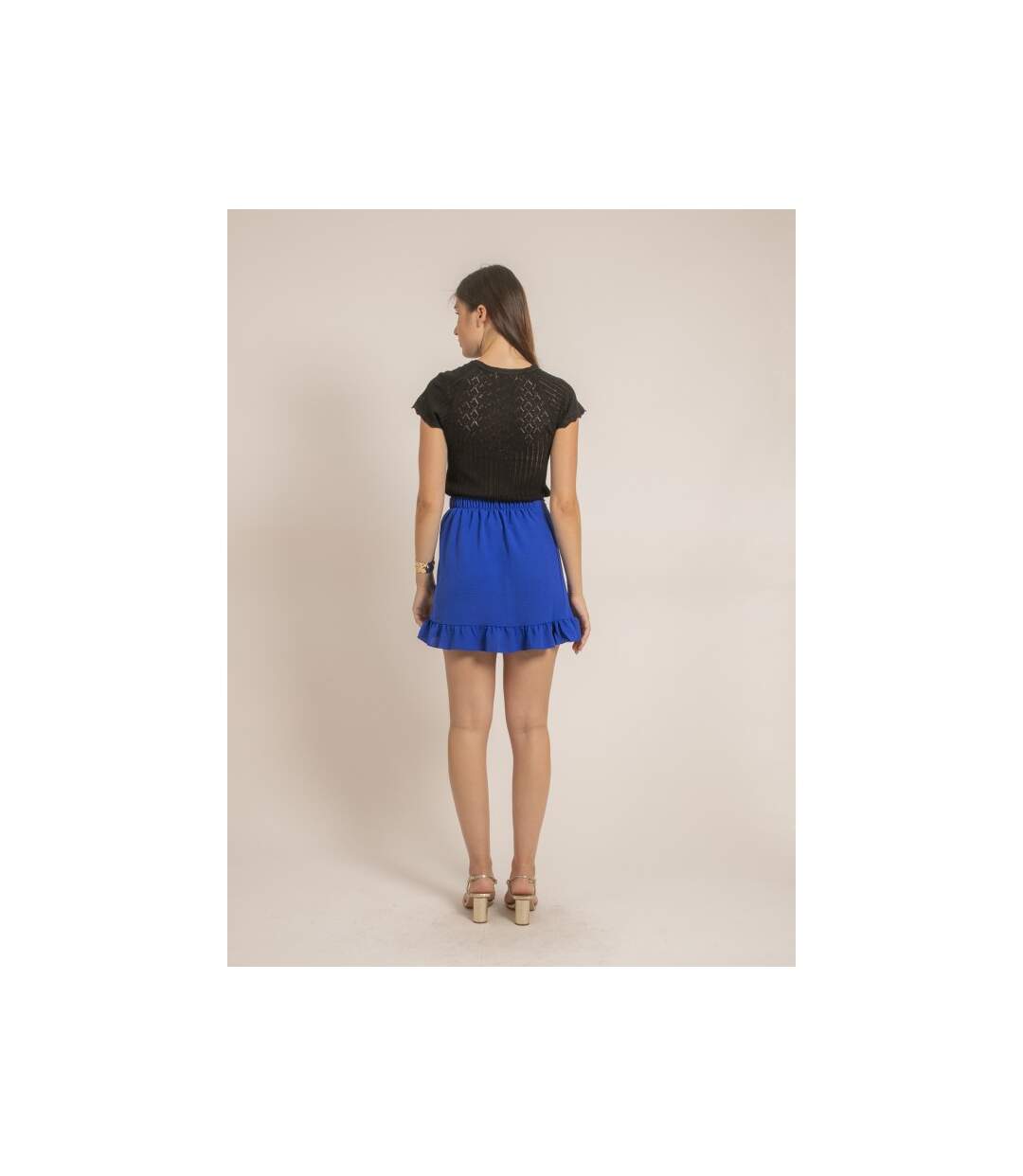 Jupe courte portefeuil  XOTESS - Dona X Lisa-2
