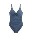 Womens/ladies Icon Tummy Control One Piece Swimsuit Pewter Biba-2