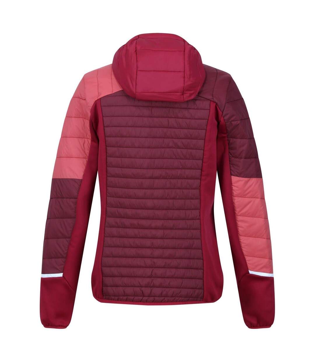 Doudoune À Capuche Motif/style Blocs De Couleurs Trutton Homme Bordeaux Rouge Foncé Regatta-2