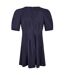 Robe Courte Manches Bouffantes Femme Bleu Marine Ted Baker-2