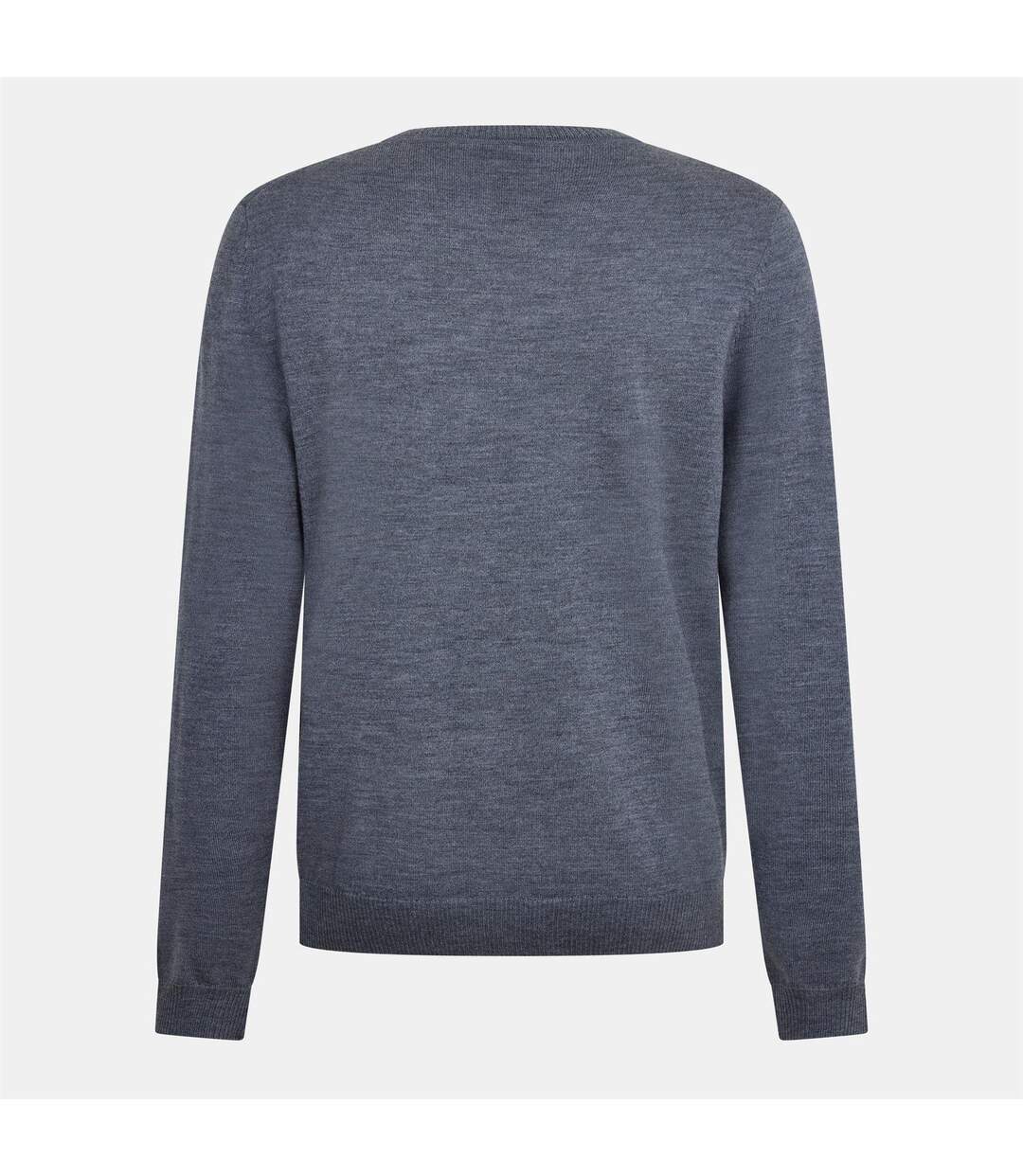 Mens Batisse V Neck Sweater Top Medium Grey Boss-2