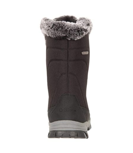 Womens/ladies Ohio Snow Boots Black Mountain Warehouse