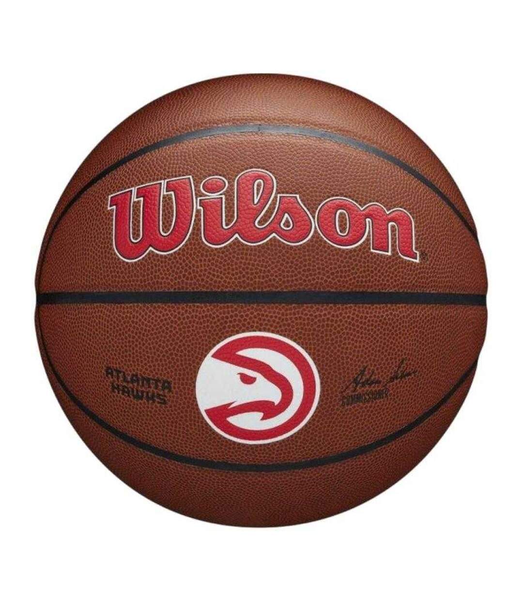 Ballon De Basket Team Alliance Atlanta Hawks Taille 7 Marron Wilson-1