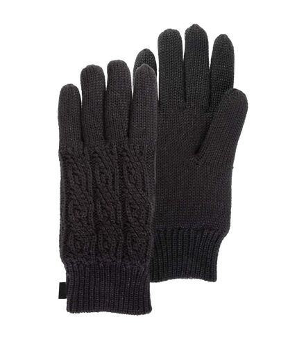 Isotoner Gants femme en maille recyclée - fausse fourrure