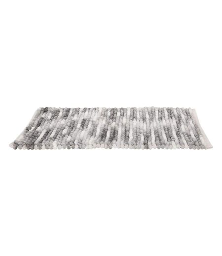 Tapis de Bain en Coton Dégradé 50x75cm Gris