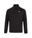 Mens Quarter Zip Sweatshirt Black Slazenger-1