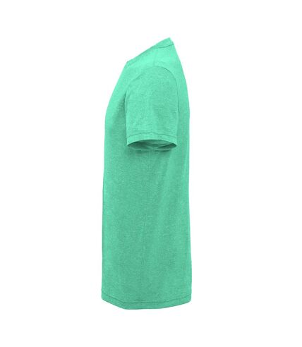Tri Dri Mens Short Sleeve Lightweight Fitness T-Shirt (Green Melange)