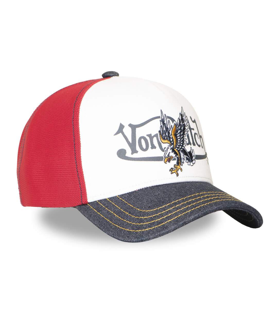 Casquette baseball premium en twill avec filet et broderie Wild Eagle Vondutch-4