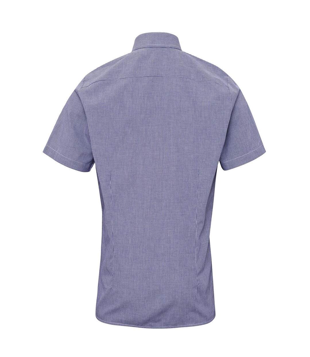 Chemise Homme Bleu Marine Blanc Premier-2