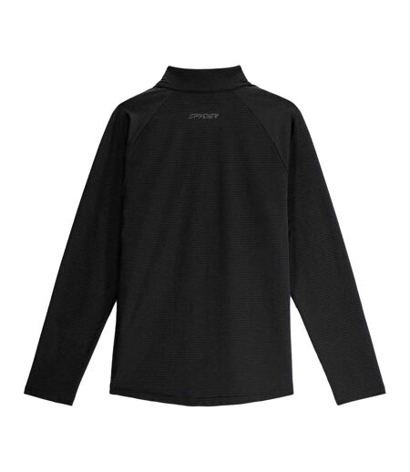 Haut Polaire Motif/style Quadrillage Homme Noir Spyder