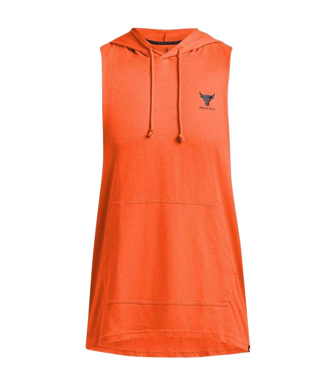 Sweat À Capuche Sans Manches Project Rock Payoff Homme Orange Under Armour-2