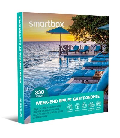 Week-end spa et gastronomie - SMARTBOX - Coffret Cadeau Séjour