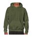 Unisex adult heavy blend hoodie military green Gildan