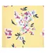 T-shirt Motif/style Fleurs Sauvages Femme Jaune Lazy Jacks-4