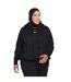 Sweat À Capuche Motif/style Phénix Femme Noir Blanc Nike-1