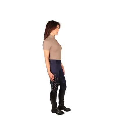 Womens/ladies Elevate Country Short-sleeved Base Layer Top Fossil Hy