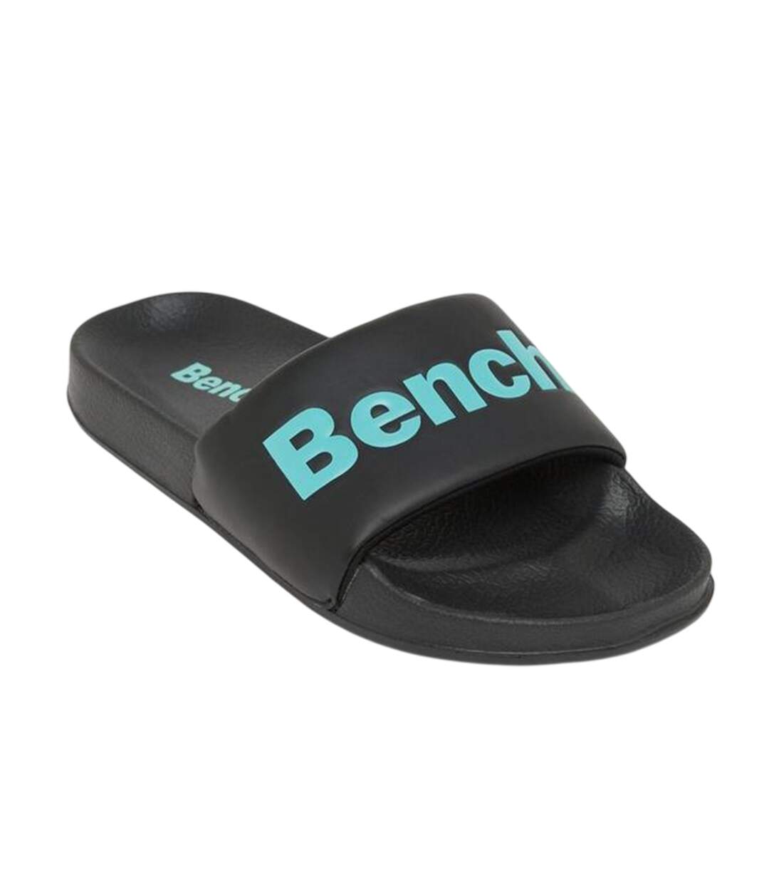 Womens/ladies Calypso Slides Black Bench-3