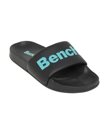Womens/ladies Calypso Slides Black Bench