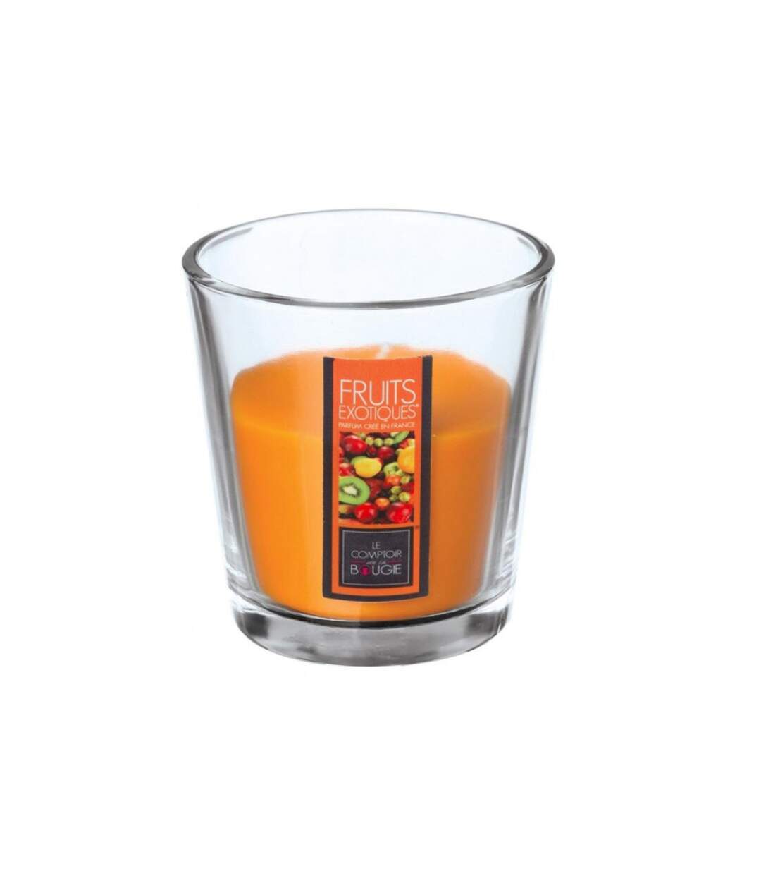 Bougie Parfumée en Verre Nina 90g Fruits Exotiques