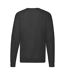 Fruit of the Loom Unisex Adult Lightweight Raglan Sweatshirt (Black) - UTPC5832