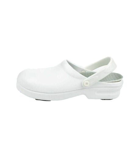 Sabots Motif/style Uni Adulte Blanc Safeway