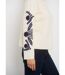 Pull manches avec broderies fantaisie-3