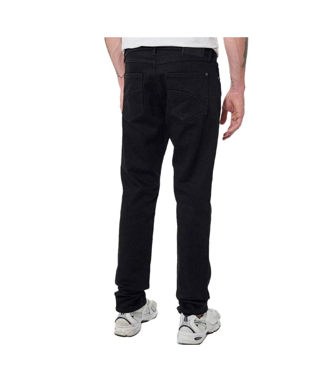 Jean slim noir homme kaporal dattt-2