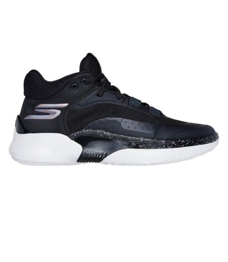 Baskets Motif/style Logo Resagrip Homme Noir Blanc Skechers