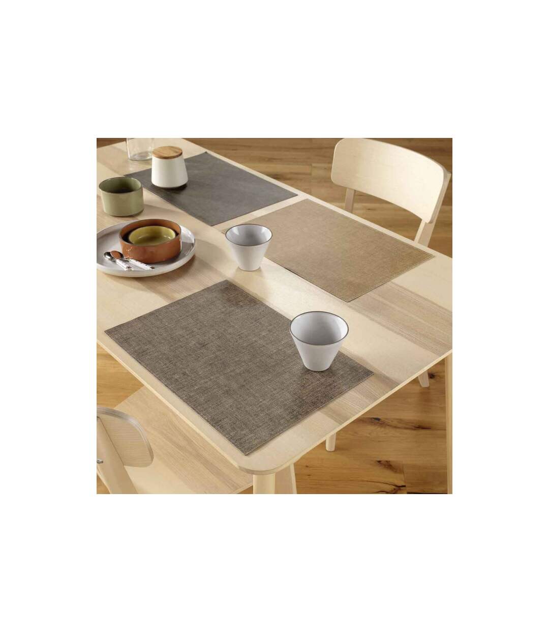 Set de Table Uni Déco Verona 30x43cm Gris