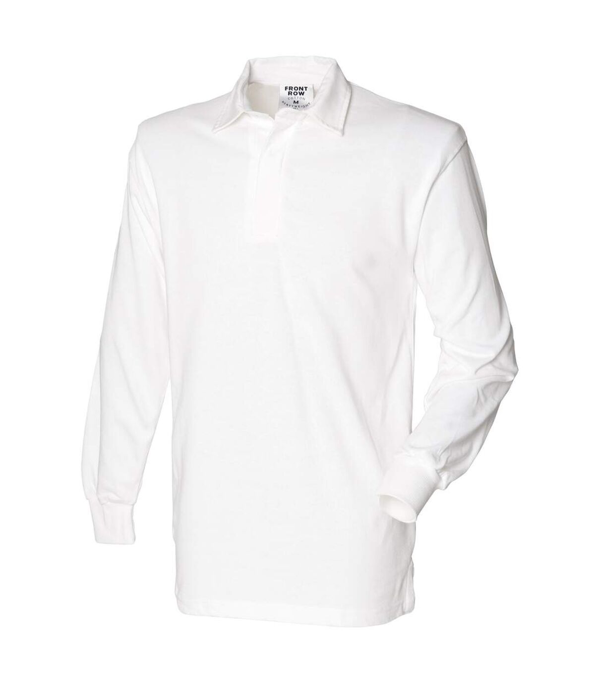 Front Row Mens Long Sleeve Sports Rugby Shirt (White) - UTRW473