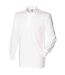 T-shirt de rugby à manches longues en coton homme blanc Front Row-1