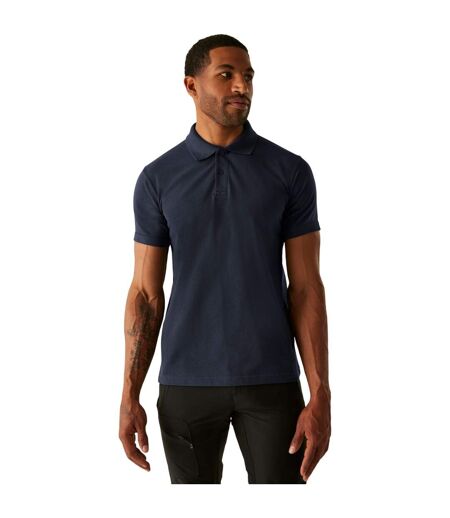 Polo Uni Manches Courtes Homme Bleu Marine Regatta Professional
