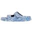 Womens/ladies appledore printed pool sliders azure Weird Fish-2