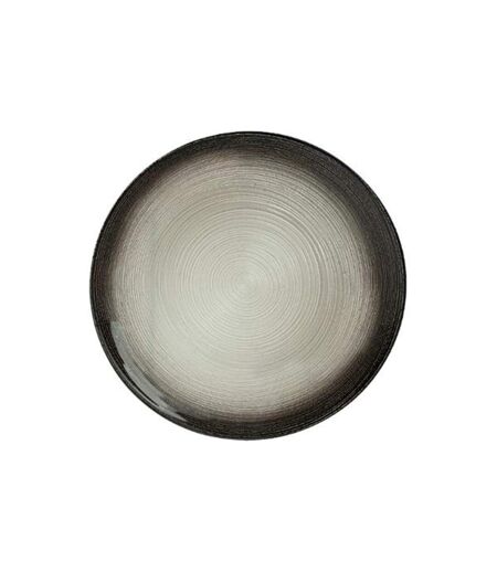 Lot de 6 Assiettes à Dessert Jem 21cm Noir & Argent