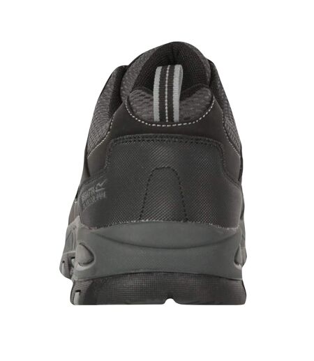 Mens mudstone safety trainers black/granite Regatta