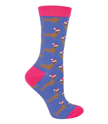 Miss Sparrow - Ladies Christmas Dachshund Socks