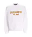 Sweat Motif/style Logo Milano Homme Blanc Ocre DSquared2-1