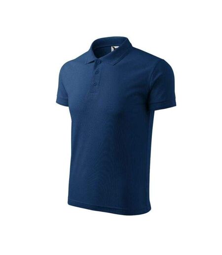 Polo Homme Bleu Foncé Malfini