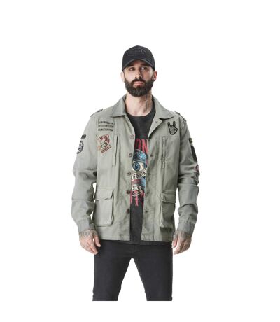 Veste homme militaires avec badges Airbone Vondutch