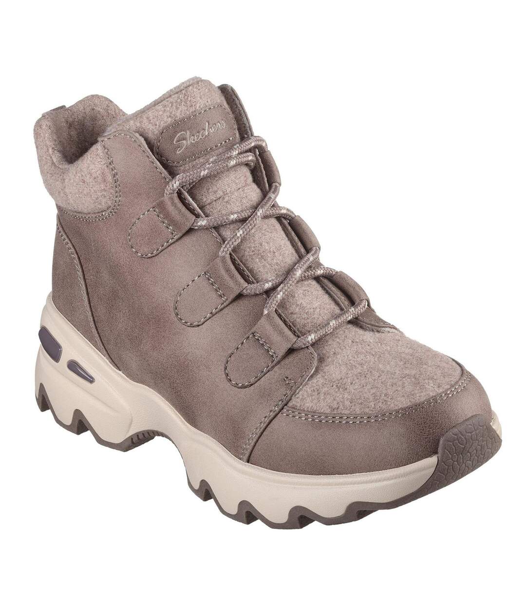 Chaussures De Marche Biglug Femme Taupe Skechers-4