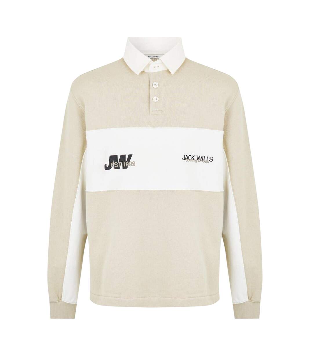 Haut De Rugby Homme Blanc Cassé Jack Wills-1