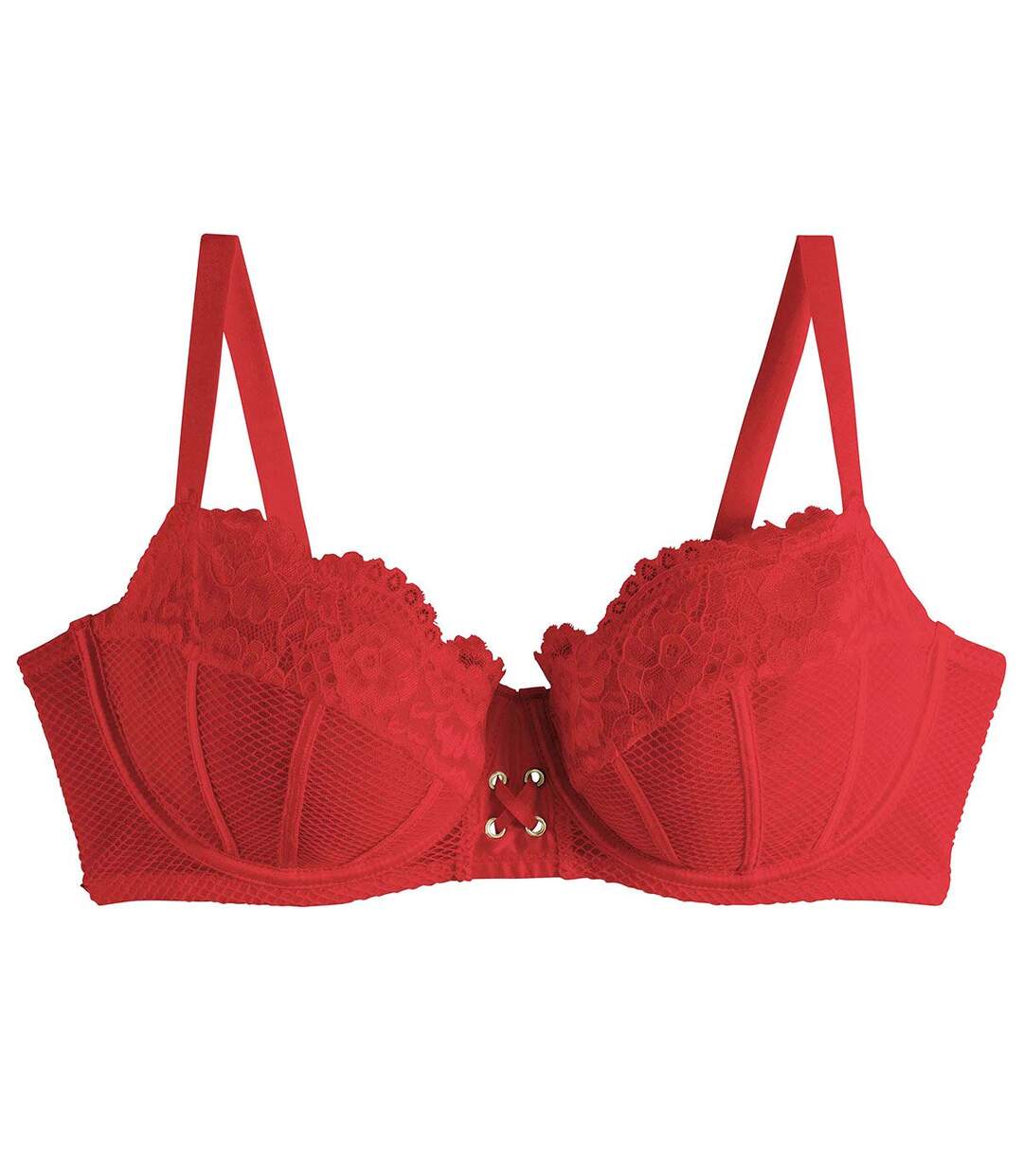 Soutien-gorge à armatures grand maintien rouge Comic Strip