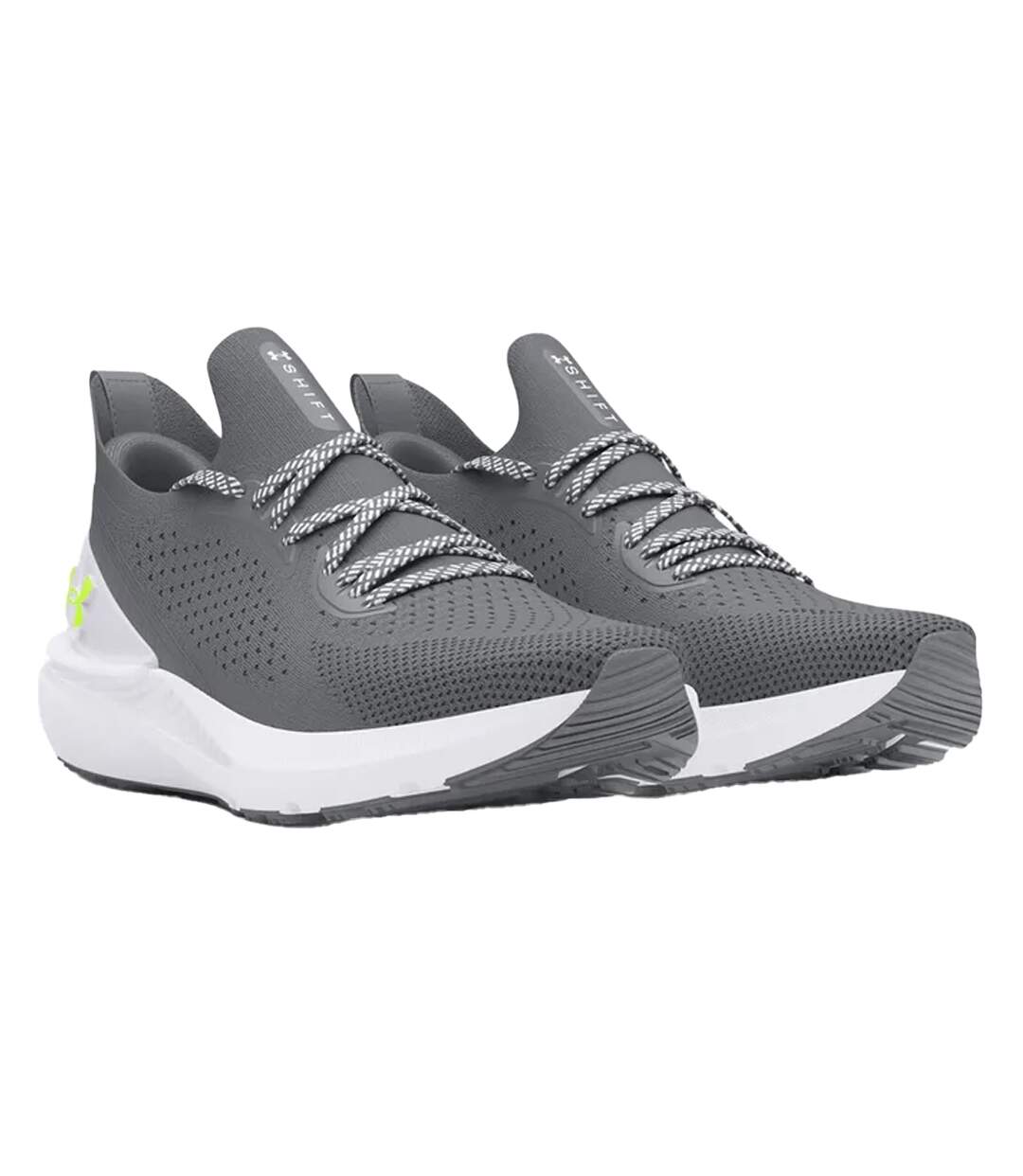 Mens Shift Running Trainers Grey-white Under Armour-4