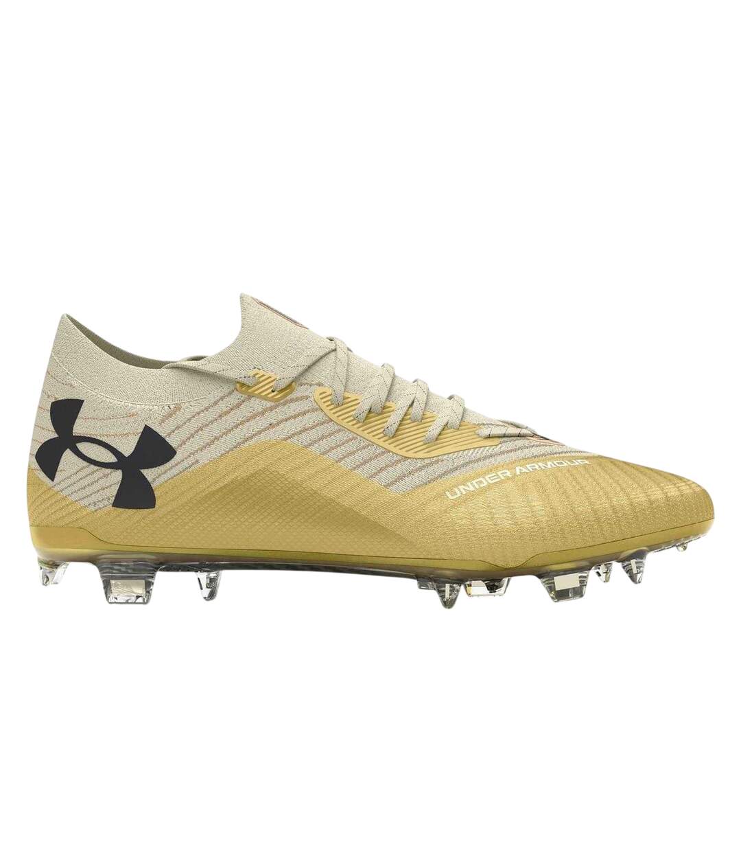 Mens Shoody Elite 2.0 Round Toe Football Boots White Under Armour-1