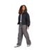 Womens/ladies Diamond Quilt Padded Jacket Black Brave Soul-1
