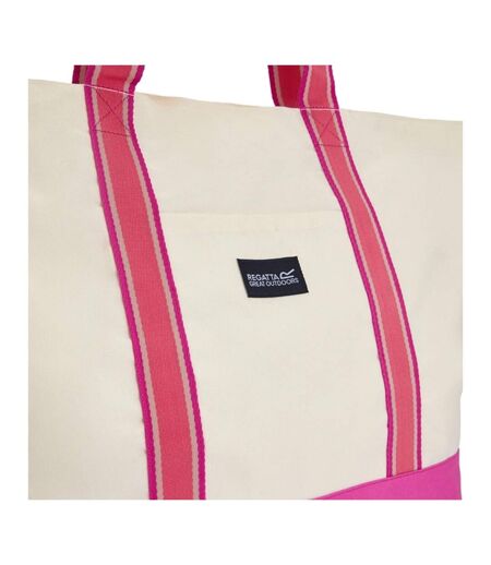Tote Bag Motif/style Plage Boulder Taille Unique Vanille Clair Rose Regatta