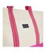 Tote Bag Motif/style Plage Boulder Taille Unique Vanille Clair Rose Regatta-4
