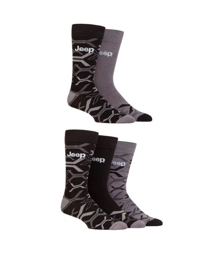 Breathable Men's Bamboo Socks: 5-Pack Everyday Leisure & Dress