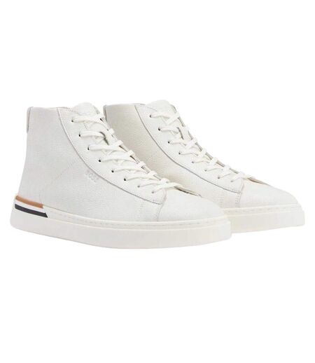 Mens Clint High-top Trainers White Hugo Boss