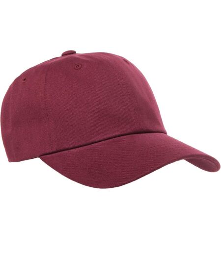 Flexfit By Yupoong Peached Cotton Twill Dad Cap (Maroon) - UTRW7578